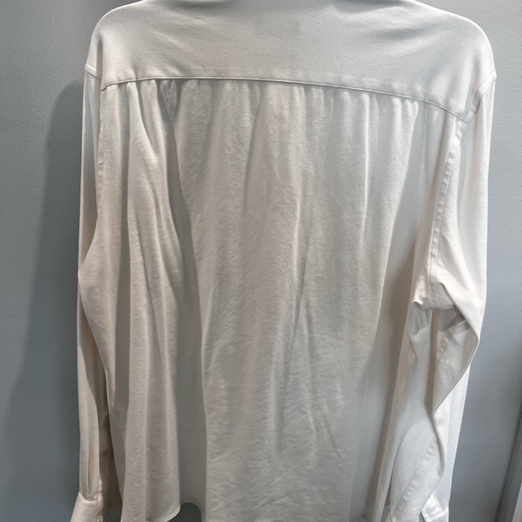 Michael Kors White Casual Button Down Shirt - Picture 4 of 4